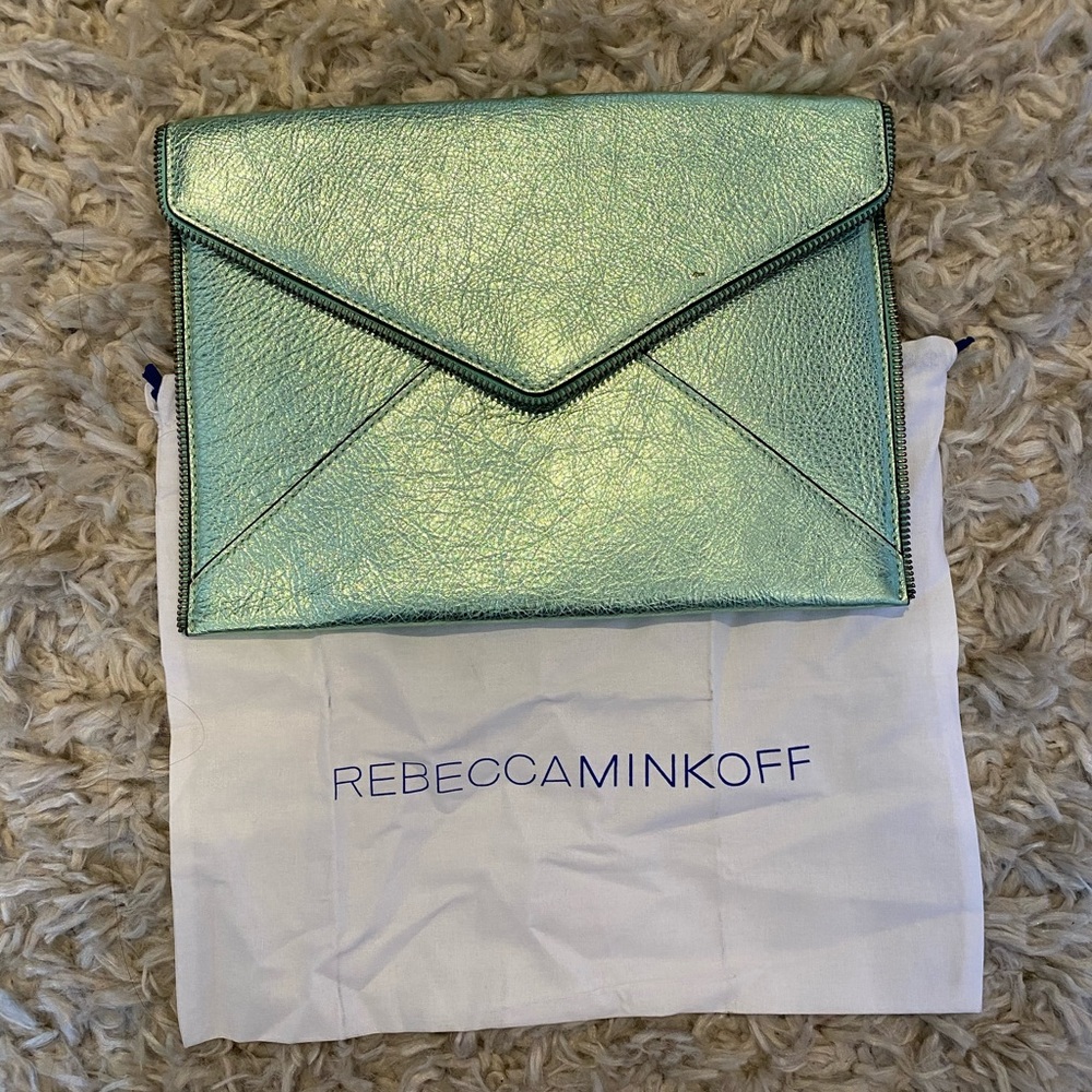 Rebecca Minkoff Metallic Clutch